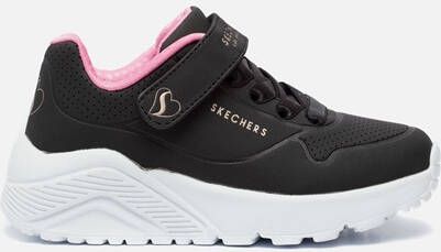 Skechers Uno Lite sneakers zwart Textiel