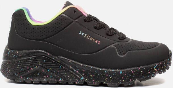 Skechers Uno Lite sneakers zwart Textiel 42202