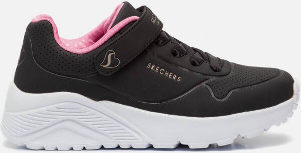 Skechers Uno Lite sneakers zwart Textiel