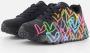Skechers Sneaker 314064L BKMT UNO Lite Spread The Love Zwart Multi - Thumbnail 3
