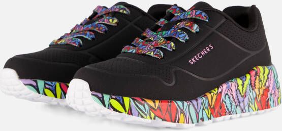 Skechers Uno Lite Sneakers zwart Synthetisch Dames - Foto 2