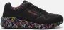 Skechers Uno Light sneakers zwart Meisjes Imitatieleer Hartjes 37 - Thumbnail 2