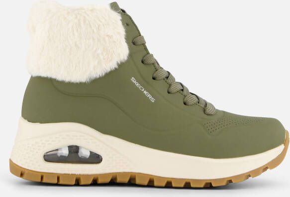 Skechers Uno Rugged Fall Air Dames Laarzen Olijfgroen - Foto 6