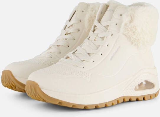 Skechers Uno Rugged Veterboots wit Synthetisch