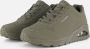Skechers Uno Shiny Scale Sneakers groen Textiel Dames - Thumbnail 1