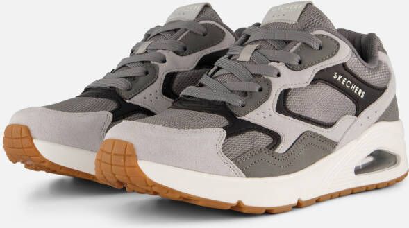 Skechers Uno Heren Sneakers Donkergrijs