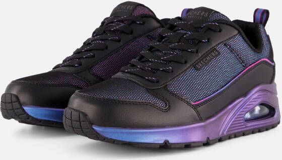 Skechers Uno Sparkle Elite Sneakers zwart Dames
