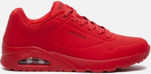 Skechers Uno Stand On Air Heren Sneakers Rood