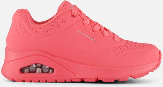 Skechers Sneakers met sleehak Uno Stand on Air vrijetijdsschoen lage schoen veterschoen met fijne perforatie - Foto 2