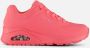 Skechers Sneakers met sleehak Uno Stand on Air vrijetijdsschoen lage schoen veterschoen met fijne perforatie - Thumbnail 2