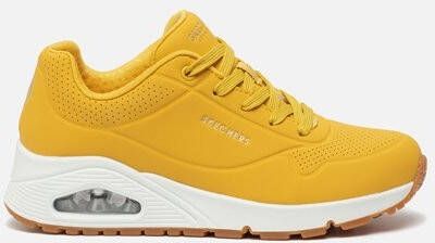 Skechers Uno Stand On Air sneakers geel Textiel Dames
