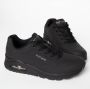 Skechers Sneakers met sleehak Uno Stand on Air Vrijetijdsschoen lage schoen veterschoen met fijne perforatie - Thumbnail 3