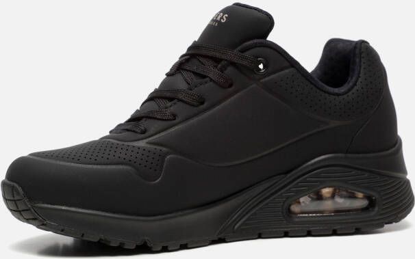 Skechers Uno Stand On Air Sneakers zwart Textiel