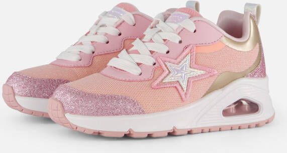 Skechers Uno Starry Vibe Sneakers roze Synthetisch Dames
