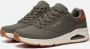 Skechers Sneakers UNO-SUITED ON AIR freizeitschoen lage schoen veterschoen met modieuze sleehak - Thumbnail 3