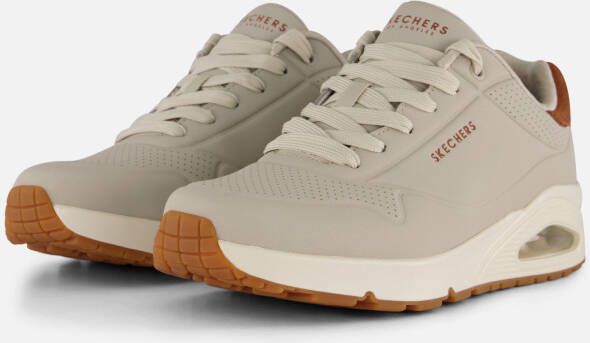 Skechers Uno Suited On Air Heren Sneakers Naturel - Foto 2