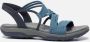 Skechers Reggae Slim Skech Appeal dames sandalen Blauw Maat Extra comfort Memory Foam41 - Thumbnail 2