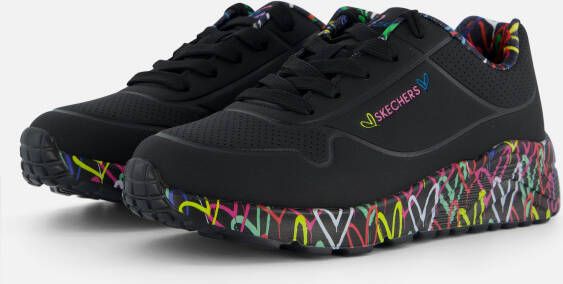 Skechers X JGoldcrown Uno Lite Sneakers zwart