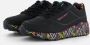 Skechers Uno Light sneakers zwart Meisjes Imitatieleer Hartjes 37 - Thumbnail 11