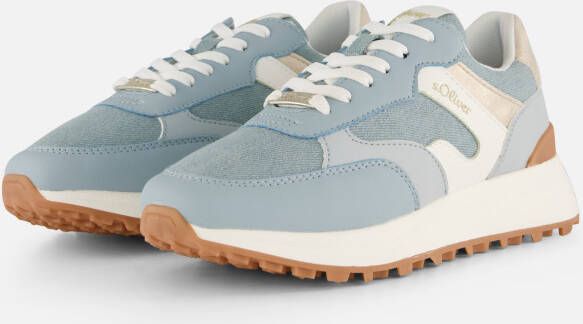 S.Oliver Denim Sneakers blauw Synthetisch Dames