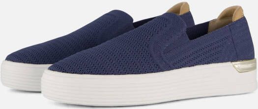 S.Oliver Instappers blauw Textiel Dames