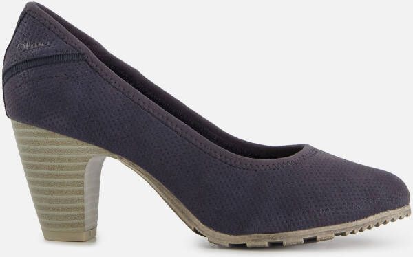 s.Oliver Pumps blauw Synthetisch