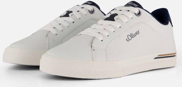 S.Oliver Witte Sneakers voor Mannen White Heren