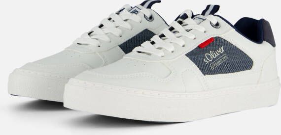 S.Oliver Witte Sneakers voor Mannen White Heren