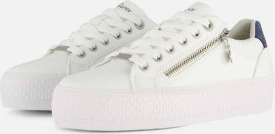 S.Oliver Sneakers wit Synthetisch