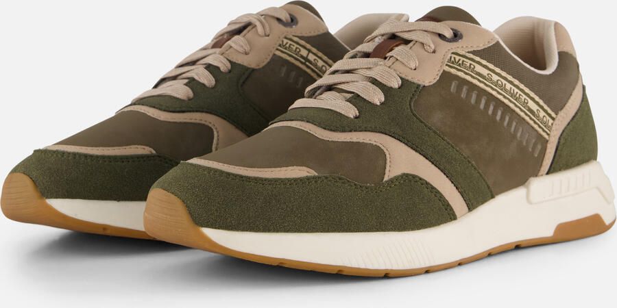 S.Oliver S. Oliver Sneakers groen Suede