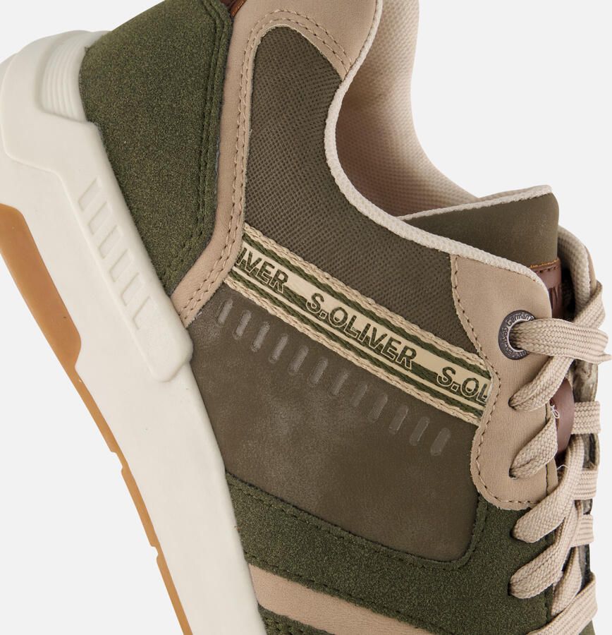 S.Oliver S. Oliver Sneakers groen Suede - Foto 2