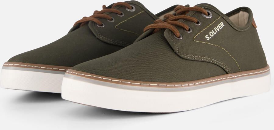 S.Oliver S. Oliver Sneakers groen Suede