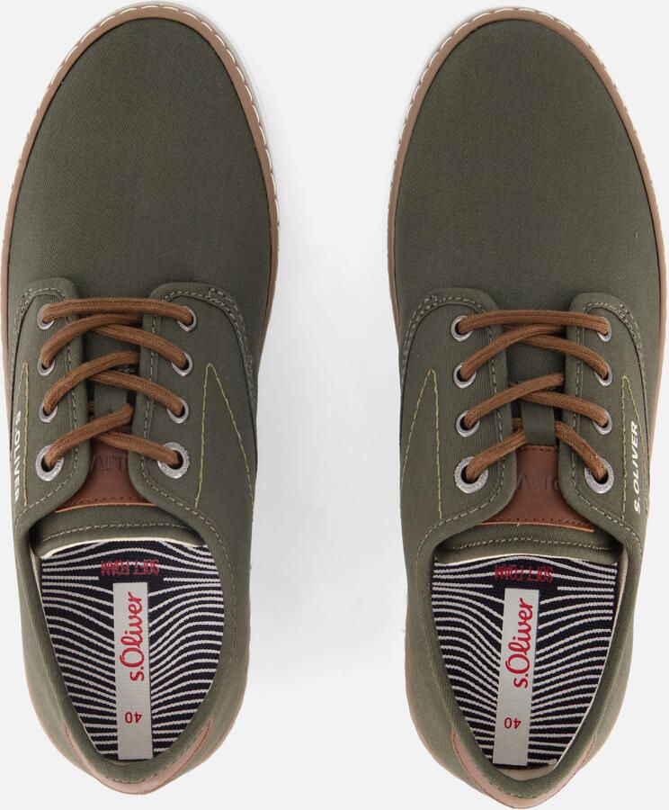 S.Oliver S. Oliver Sneakers groen Suede - Foto 3