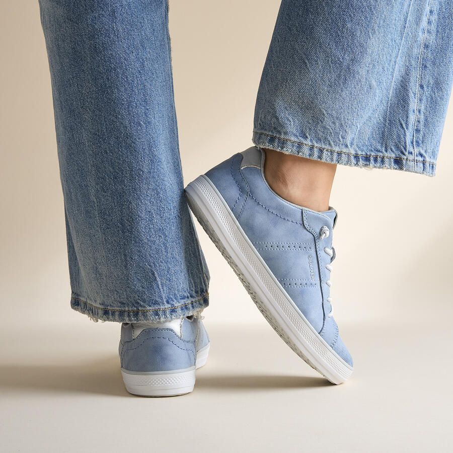 S.Oliver Sneakers blauw Textiel - Foto 2