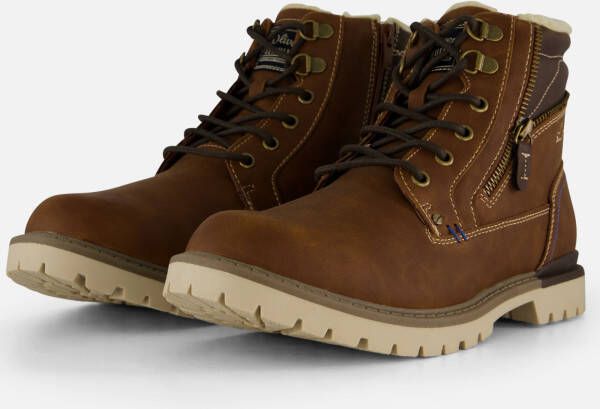 s.Oliver Veterboots cognac Synthetisch