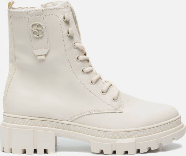 s.Oliver Veterboots wit Synthetisch