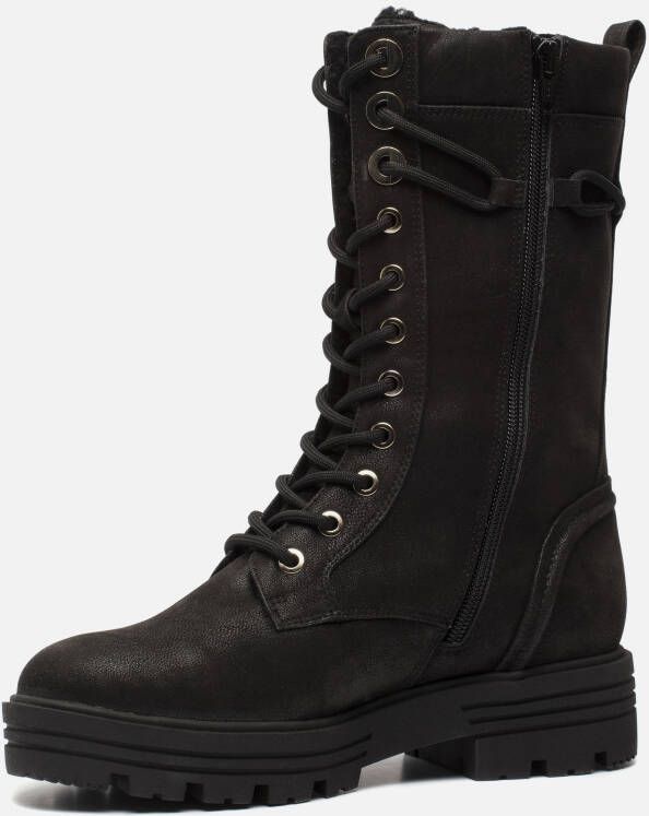 S.Oliver Veterboots zwart Synthetisch 178820