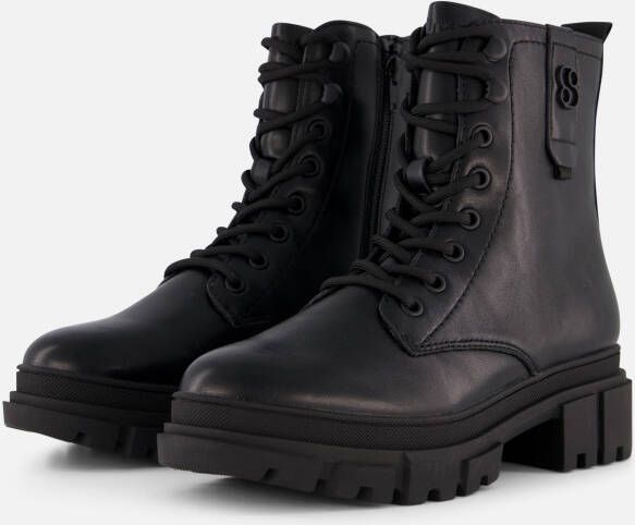s.Oliver Veterboots zwart Synthetisch