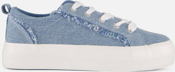 Supercracks Denim Sneakers blauw Textiel