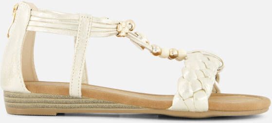 Supercracks Sandalen goud Synthetisch
