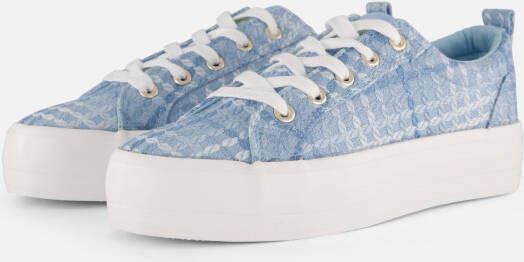 Supercracks Sneakers blauw Canvas