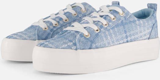 Supercracks Sneakers blauw Canvas