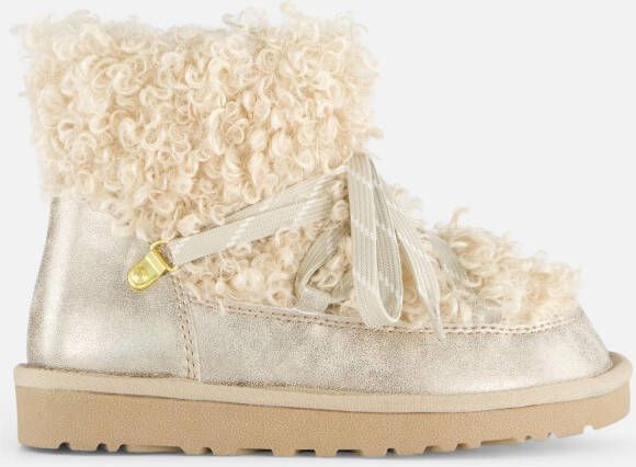 Supercracks Snowboots beige Textiel