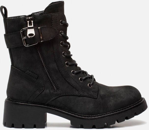 Supercracks Veterboots zwart Synthetisch 172904