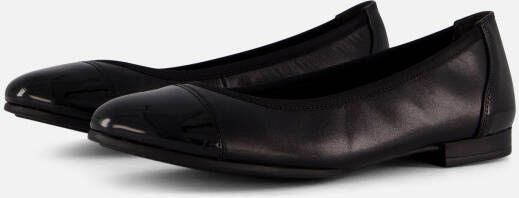 Tamaris Ballerina's blockhak business schoen instapschoen met elastische afwerking