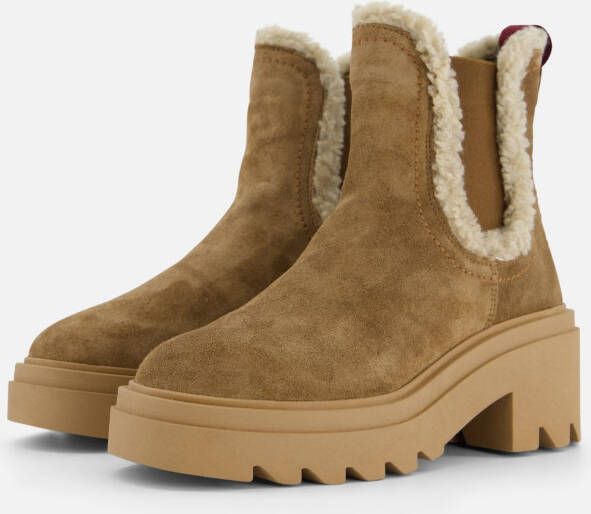 Tamaris Winterlaarzen met aanhaaklus twee stretch-inzetten om in te stappen