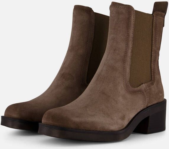 Tamaris Stijlvolle Chelsea Boots in Taupe Beige
