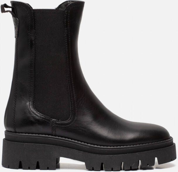 Tamaris Chelsea-boots blokhak instaplaarzen met stretchinzetten aan beide zijden