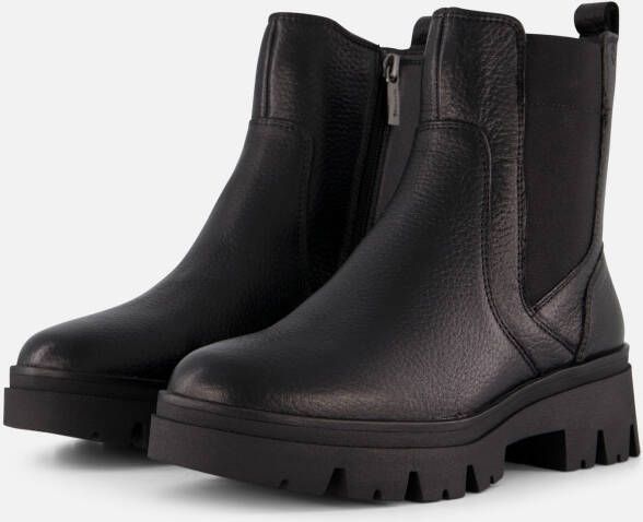 tamaris Chelsea boots zwart Leer
