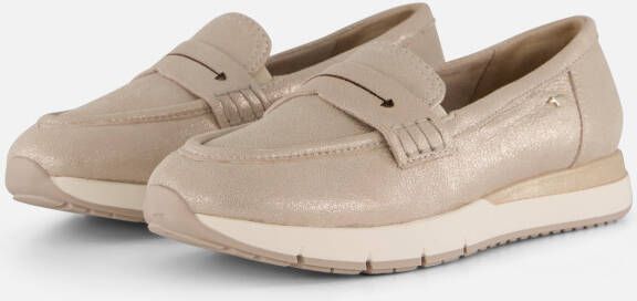 tamaris Comfort Instappers beige Leer
